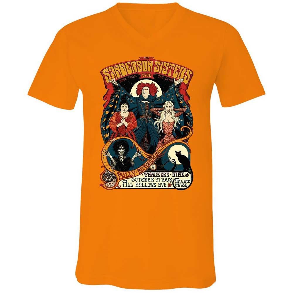 Unisex V-Neck T-Shirt - PWE938TY - Orange - 12