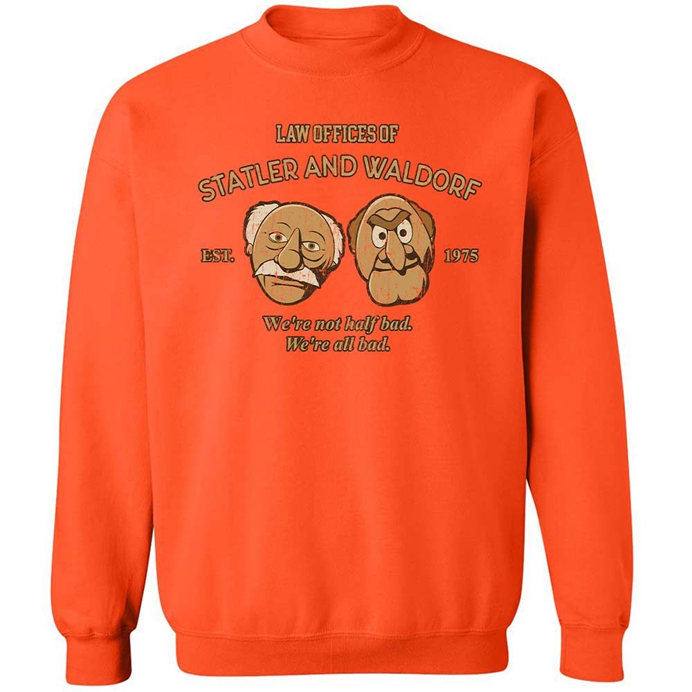 Classic Unisex Sweatshirt - CR2PQKPU - Orange - 12