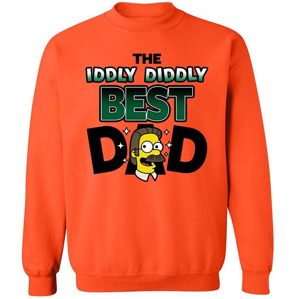 The Iddly diddly best dad - Orange - 12