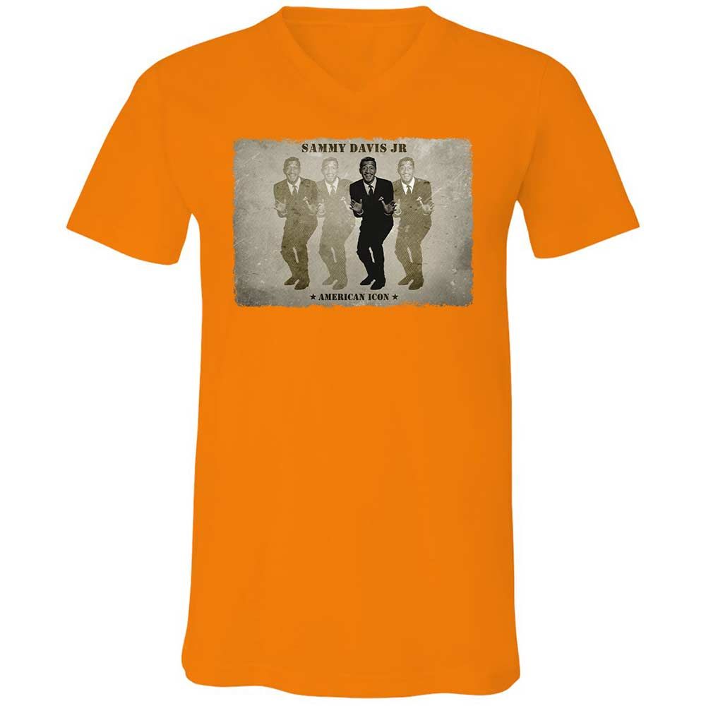 Unisex V-Neck T-Shirt - PHB5N4UR - Orange - 12