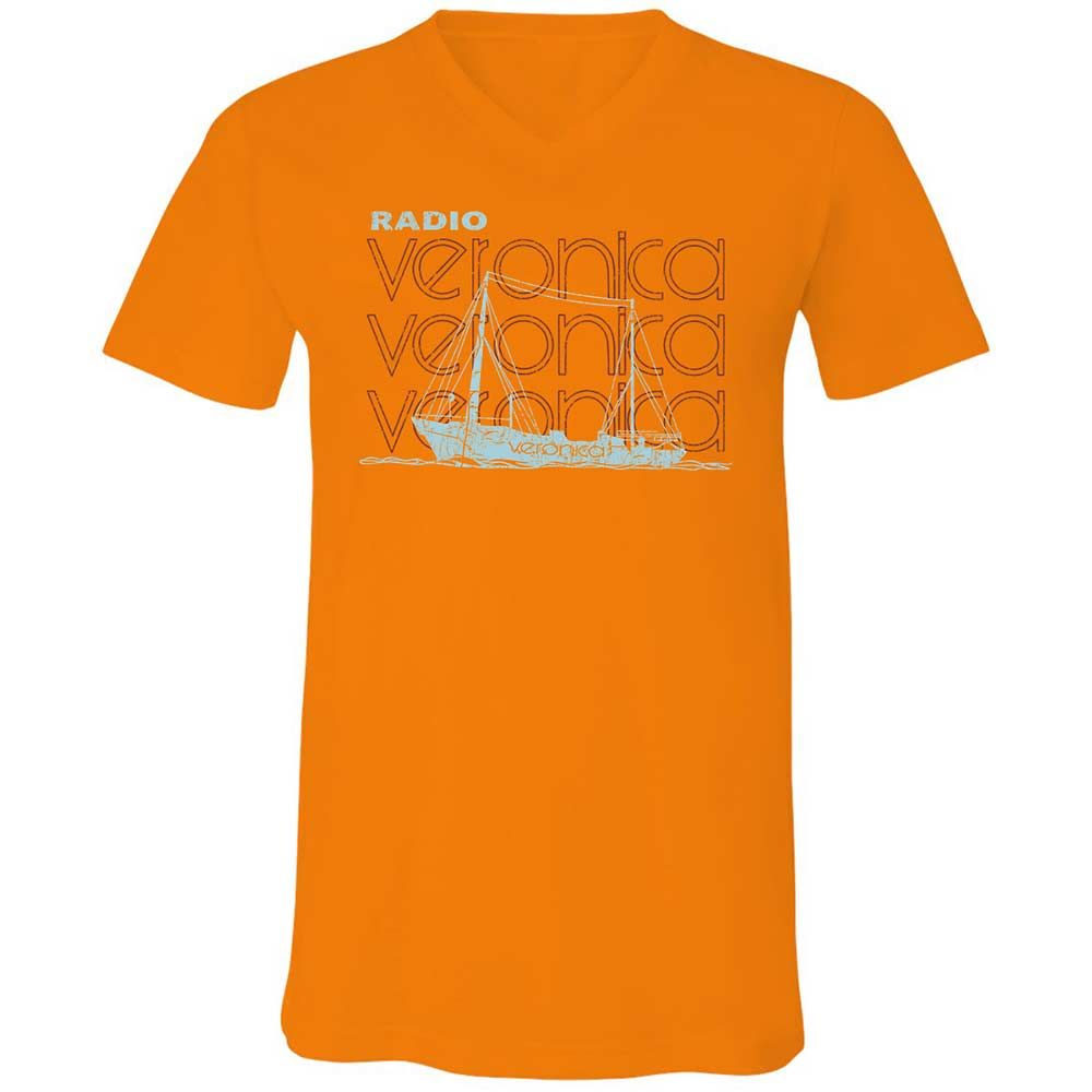 Unisex V-Neck T-Shirt - U833E2CL - Orange - 12