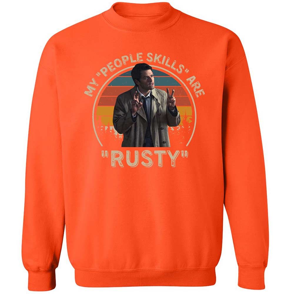 Classic Unisex Sweatshirt - R6PN7B9B - Orange - 12