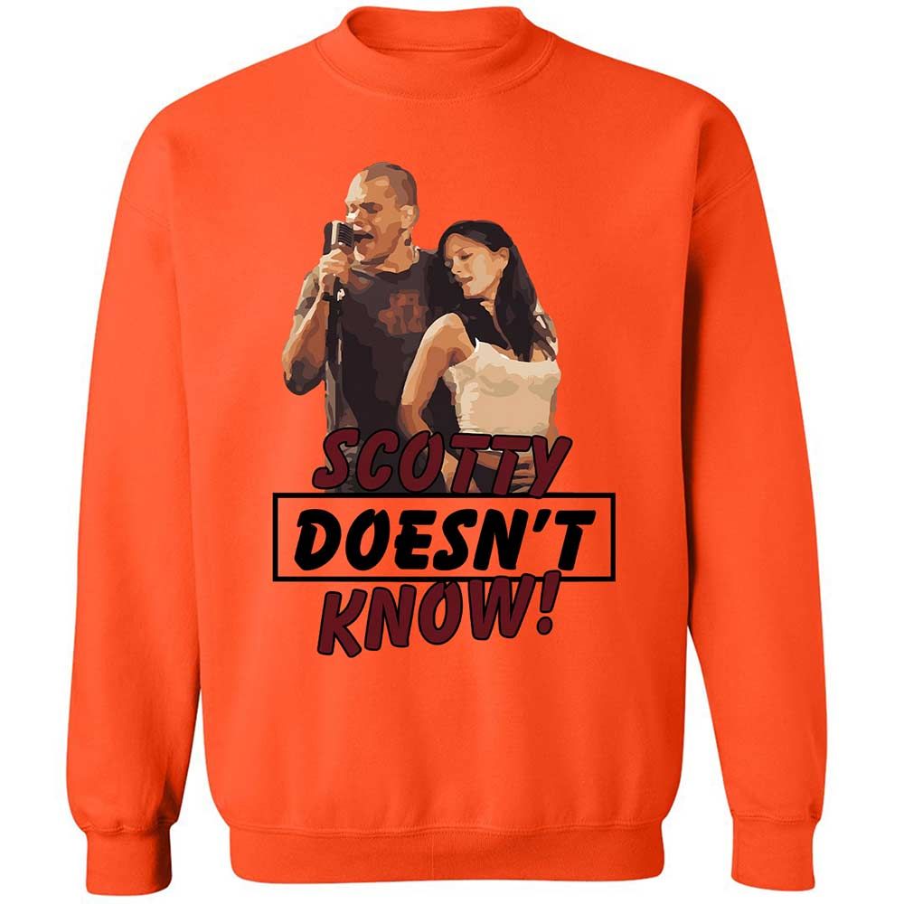 He Doesn't Know - Orange - 12