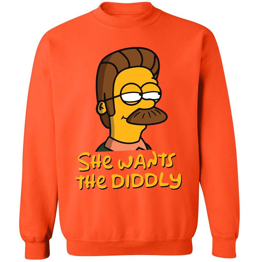 She Wants The Diddly - Orange - 12