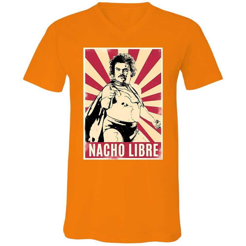 Unisex V-Neck T-Shirt - P43UUPMY - Orange - 12