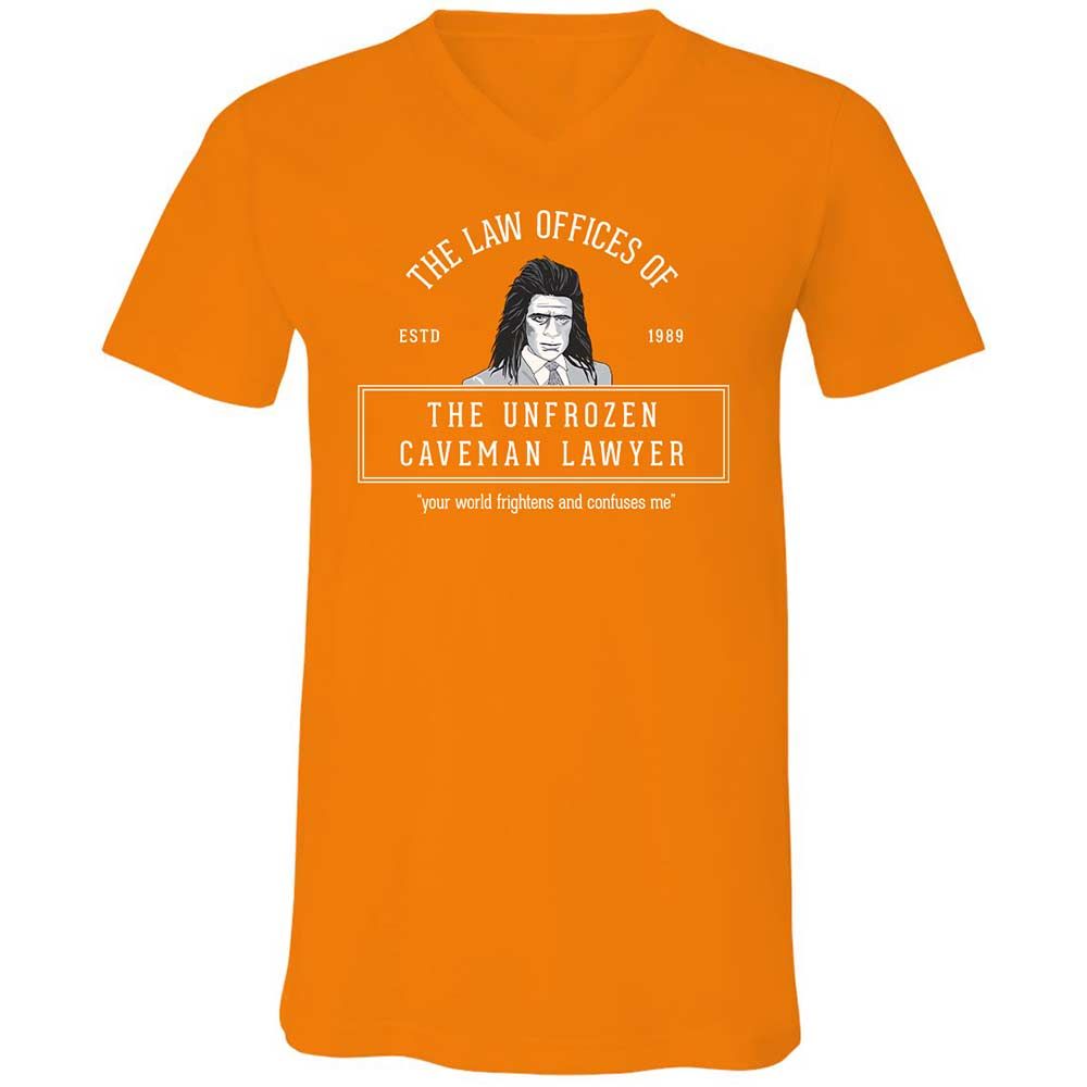 Unisex V-Neck T-Shirt - DPHS861J - Orange - 12