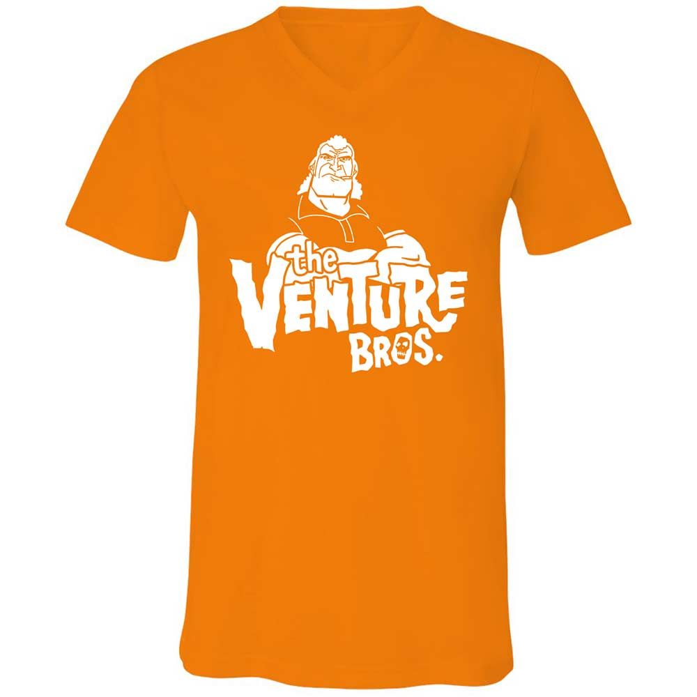 Unisex V-Neck T-Shirt - PW4LSEQ9 - Orange - 12