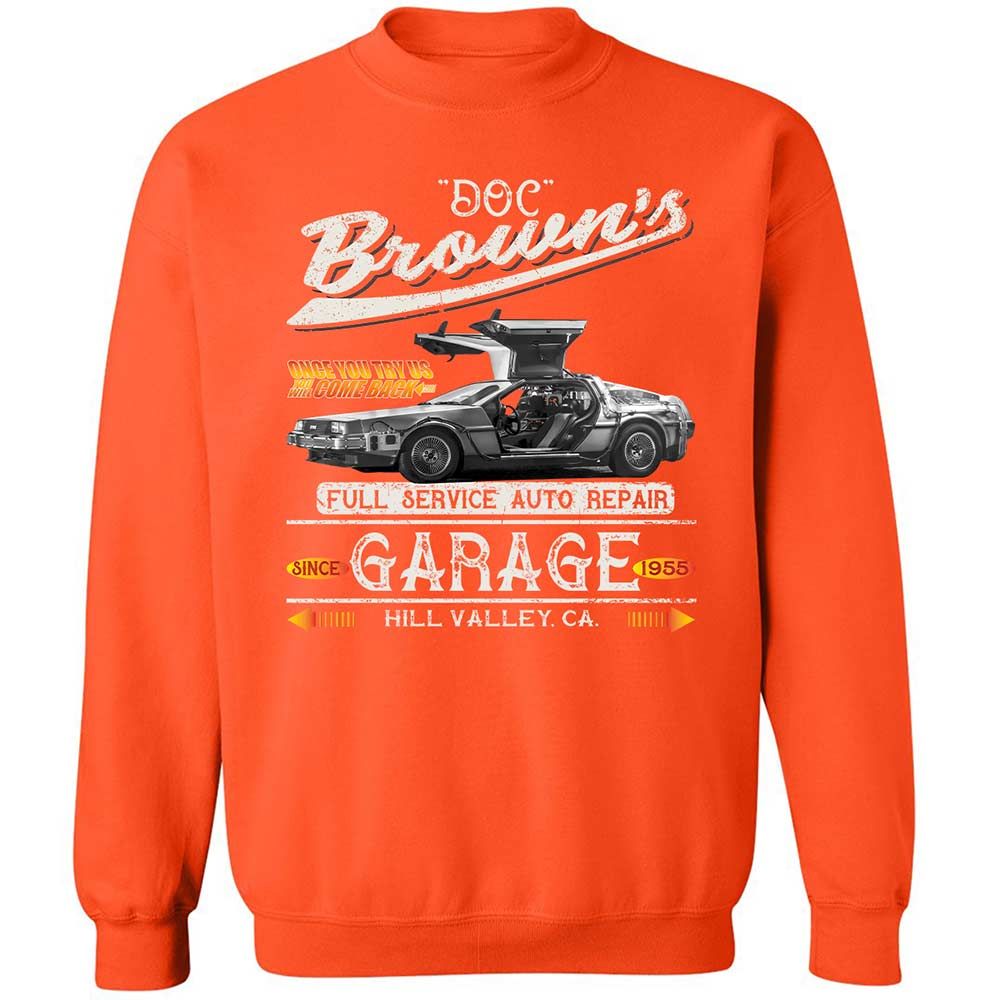 Classic Unisex Sweatshirt - 1VDM9CUS - Orange - 12
