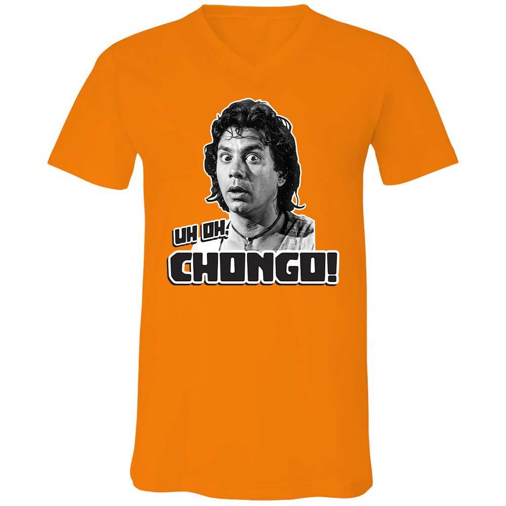 Unisex V-Neck T-Shirt - KV51UC9H - Orange - 12