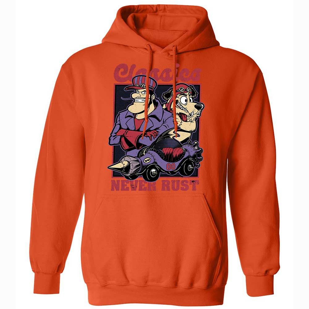 Classic Unisex Hoodie - QFKEYCTN - Orange - 12