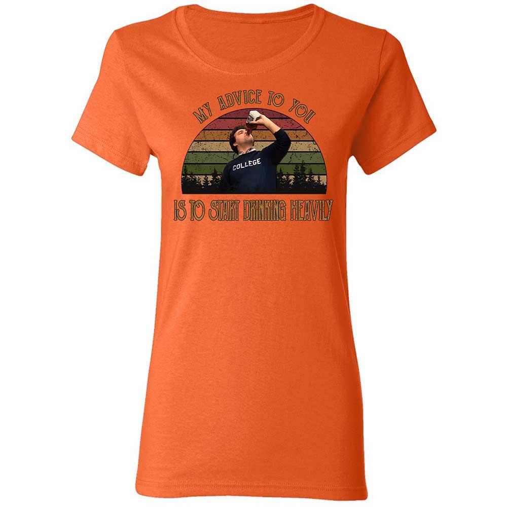 Women's T-Shirt - XFMKLZT8 - Orange - 12