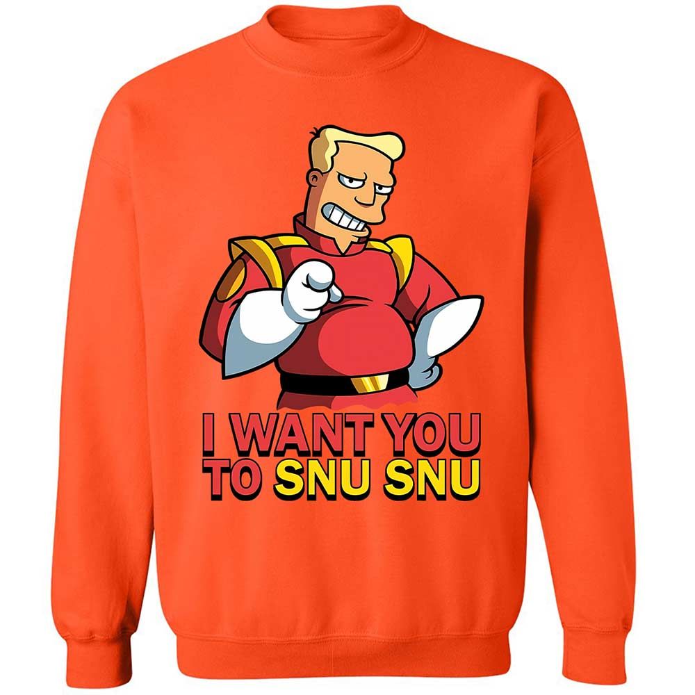 Classic Unisex Sweatshirt - 67Q44EJR - Orange - 12