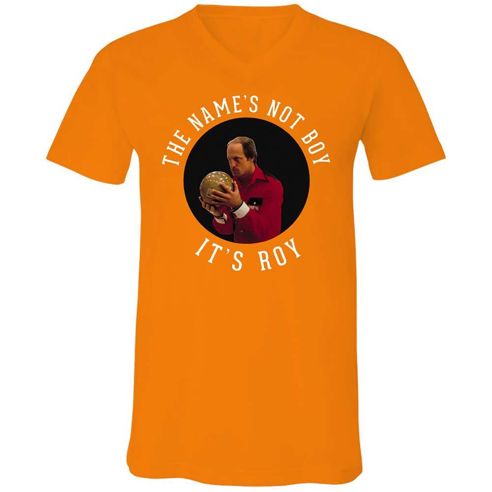 Unisex V-Neck T-Shirt - FAREKNZH - Orange - 12