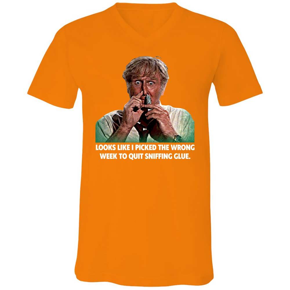 Unisex V-Neck T-Shirt - 9P1CCR8A - Orange - 12
