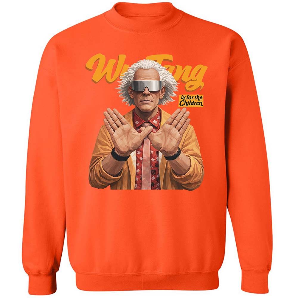 Classic Unisex Sweatshirt - Black - Orange - 12