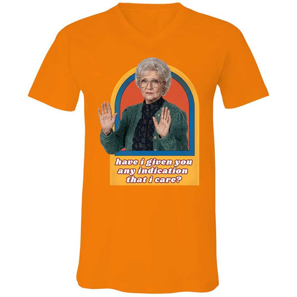 Unisex V-Neck T-Shirt - TWBVYZRT - Orange - 12