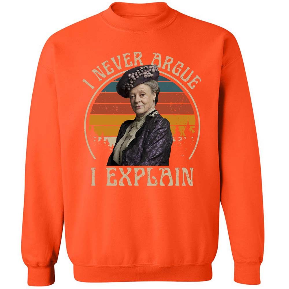 Classic Unisex Sweatshirt - QZM6DWHG - Orange - 12