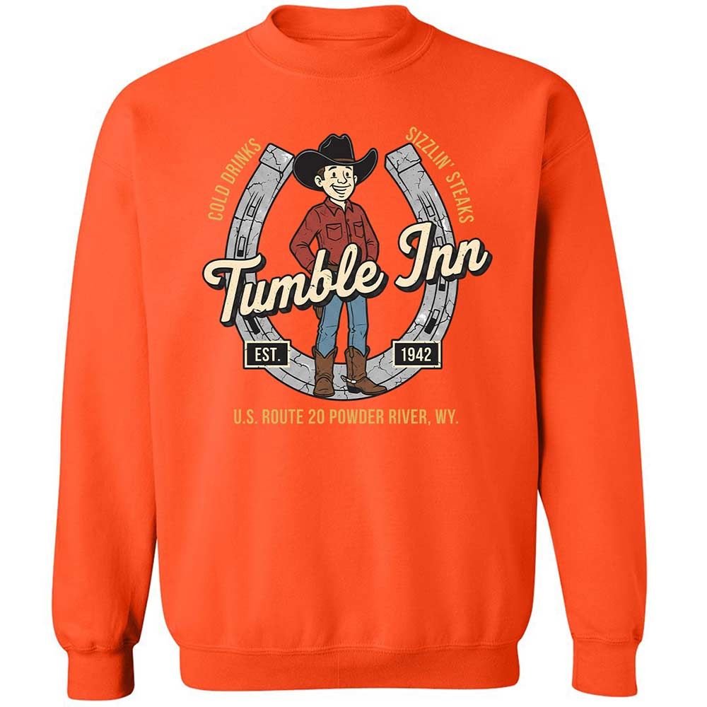 Classic Unisex Sweatshirt - QWSDA9ZM - Orange - 12