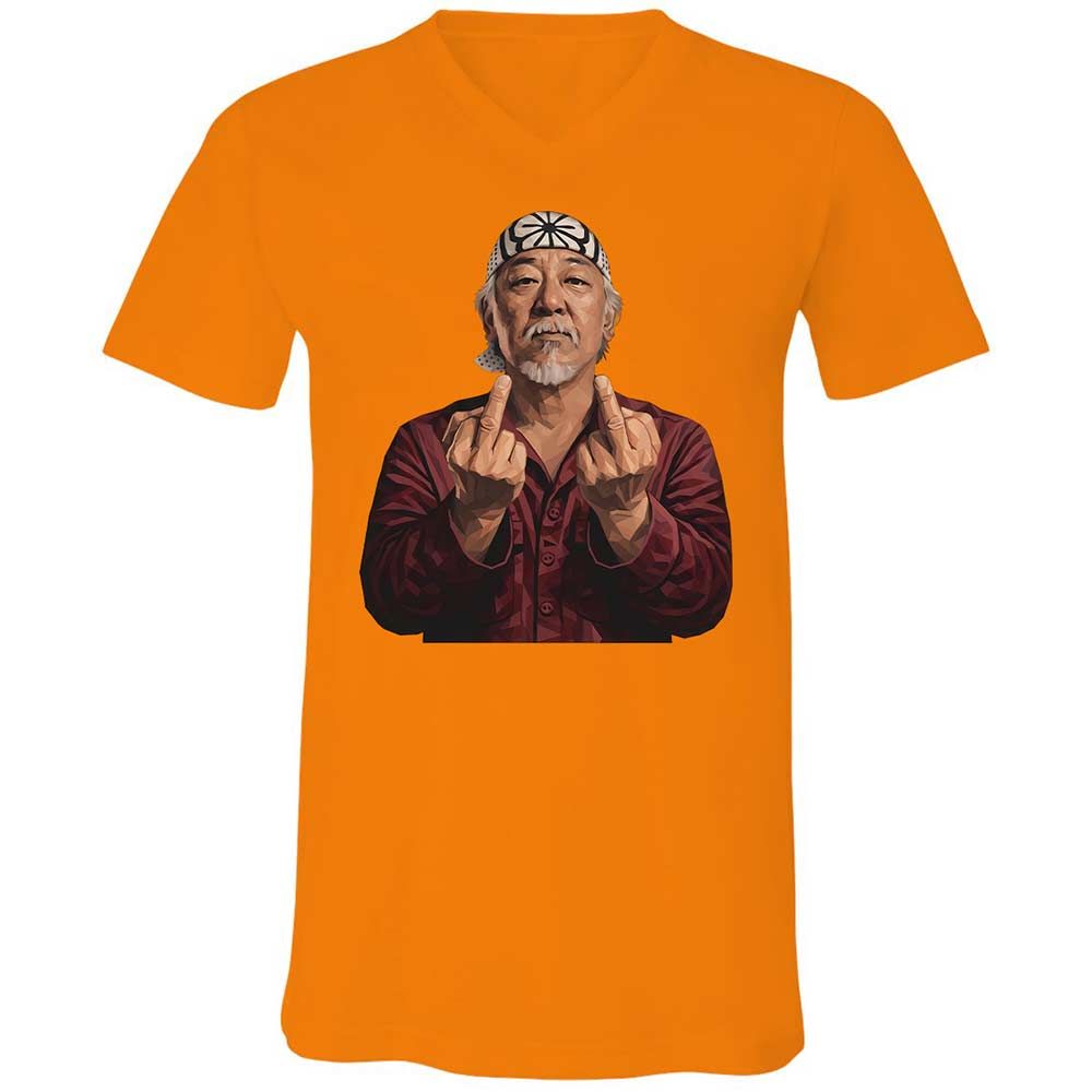 Unisex V-Neck T-Shirt - JS1MAWGU - Orange - 12