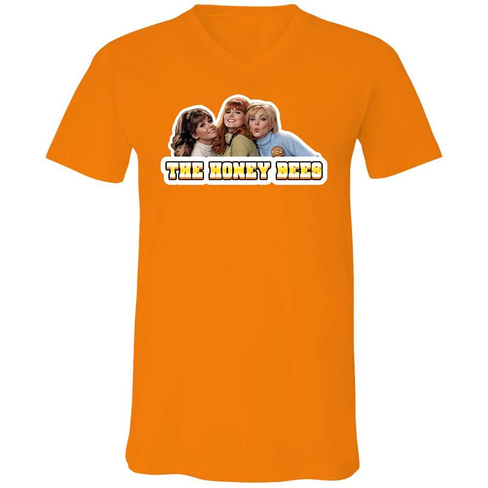Unisex V-Neck T-Shirt - EU36JY3F - Orange - 12