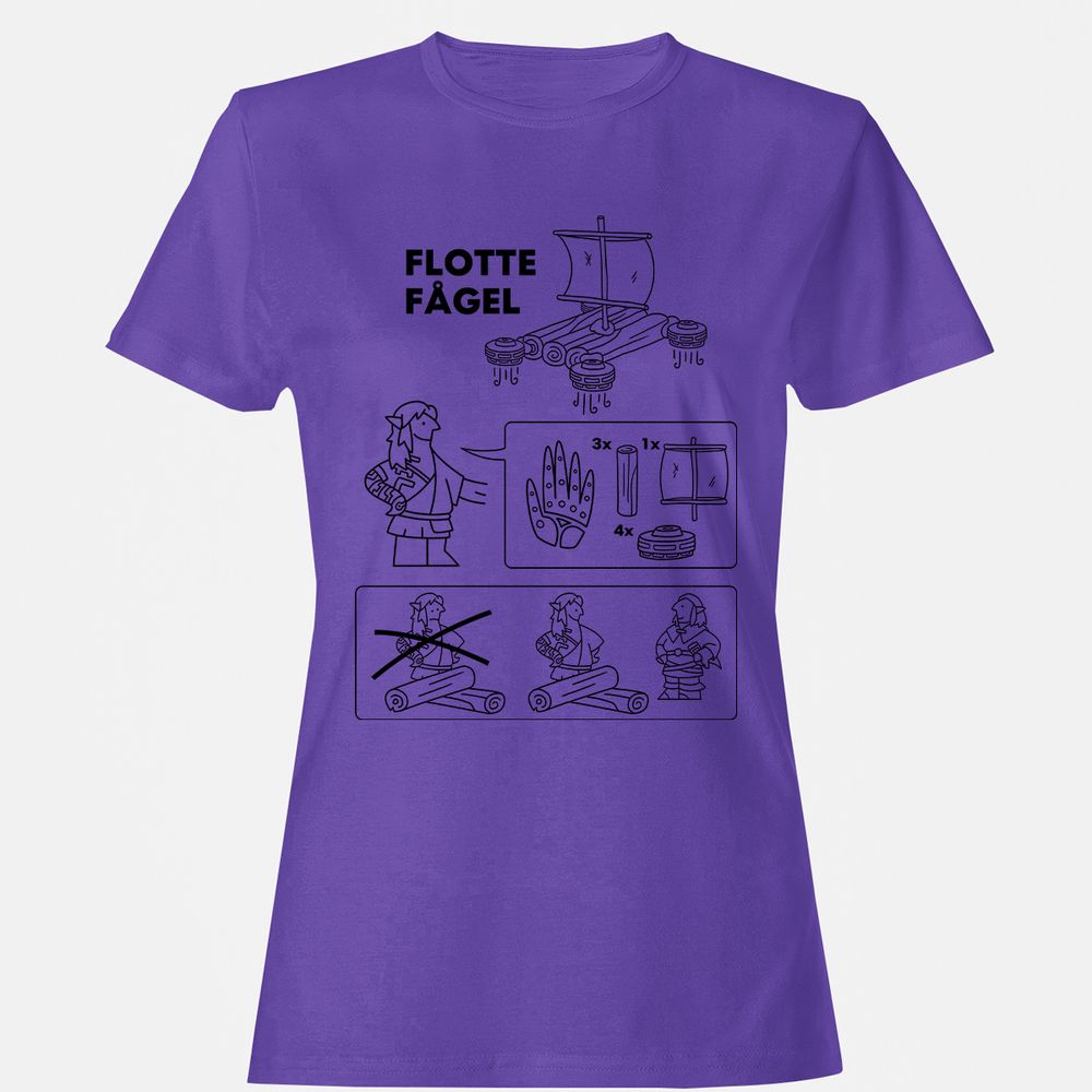 Women's T-Shirt - 3WZLPV9F - Purple - 12