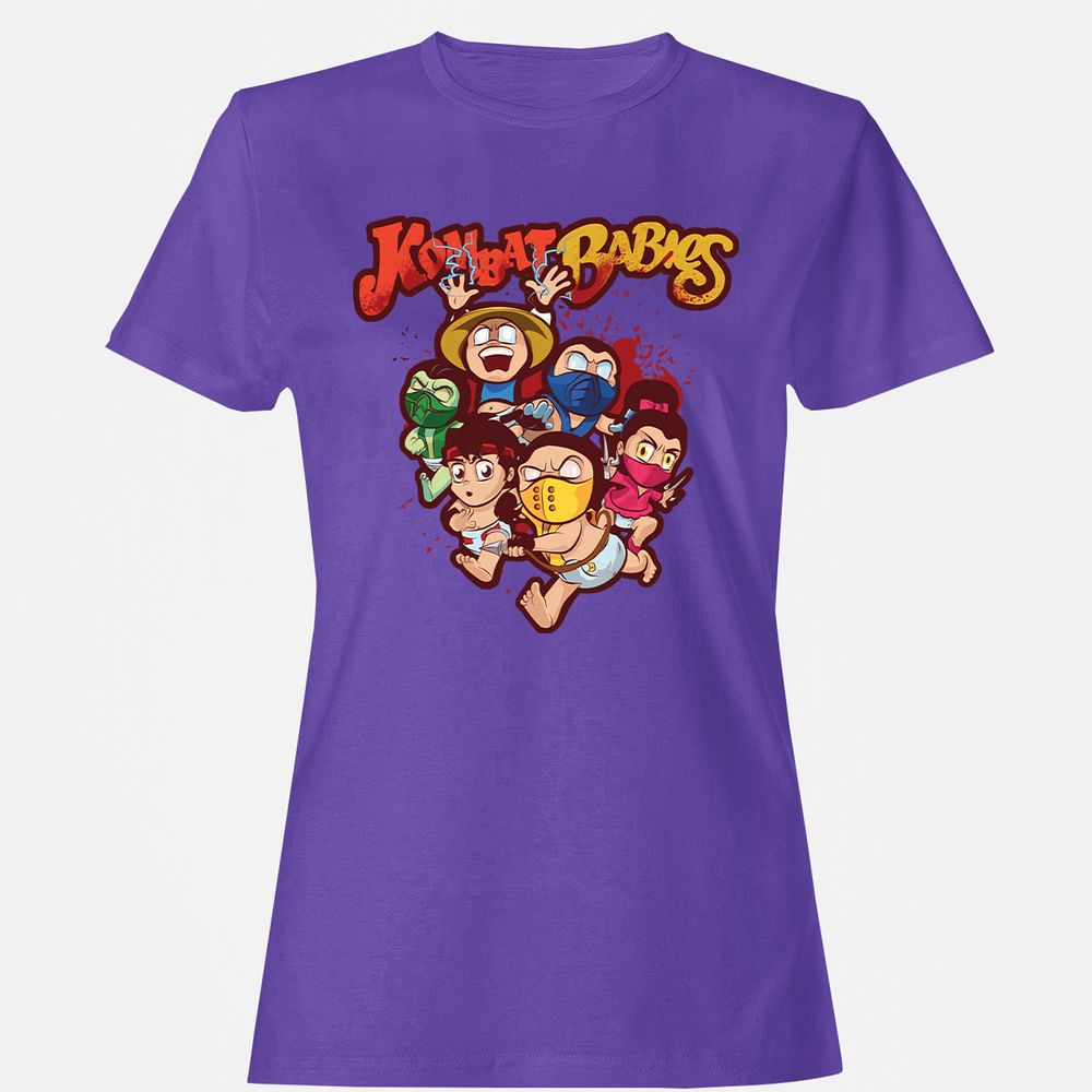 Women's T-Shirt - VMQ1F2GJ - Purple - 12