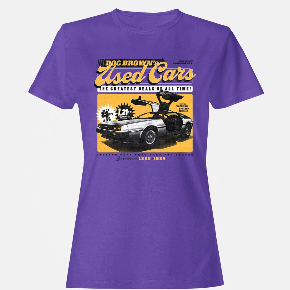 Women's T-Shirt - QLQ7NVHC - Purple - 12