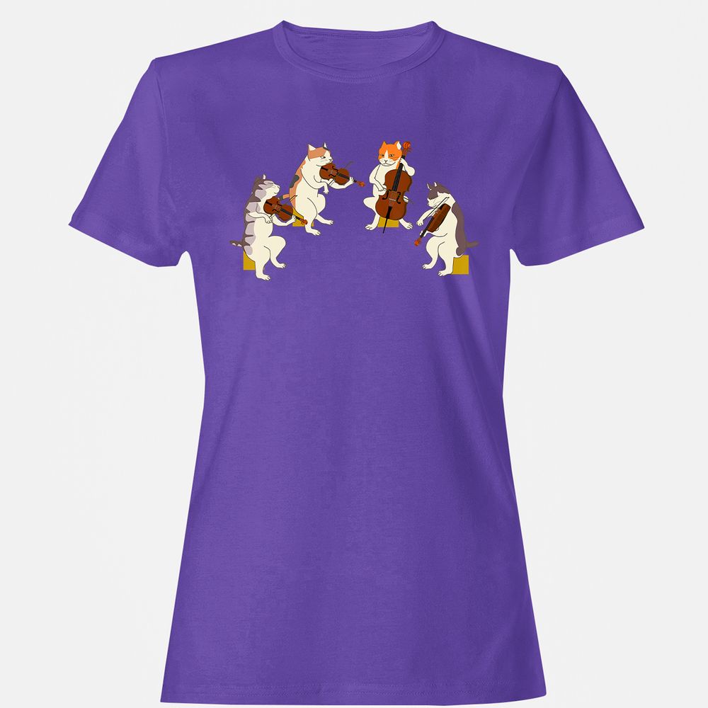 Women's T-Shirt - C6UCXYAK - Purple - 12