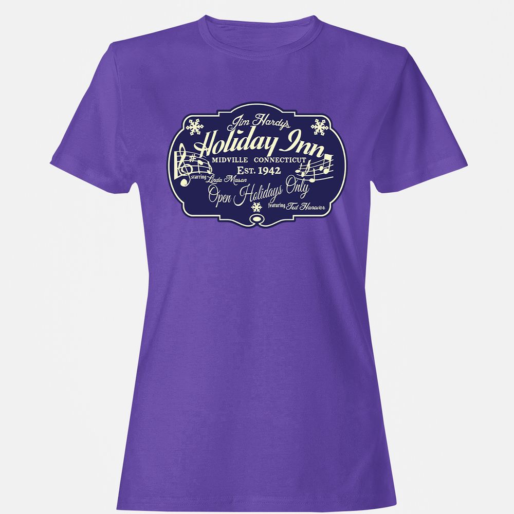 Women's T-Shirt - 2P6BVF4X - Purple - 12