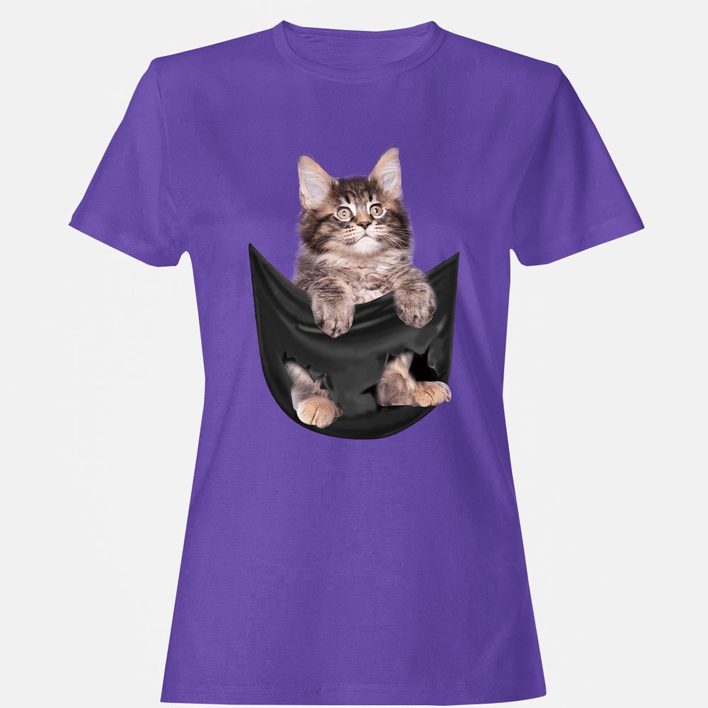 Women's T-Shirt - XRYWNGQ1 - Purple - 12