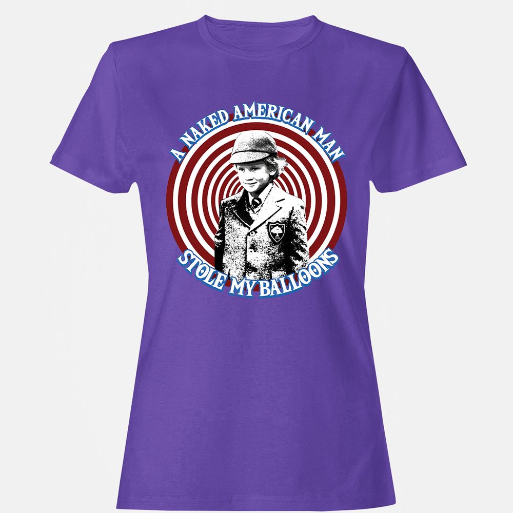 Women's T-Shirt - SJF9LXT8 - Purple - 12