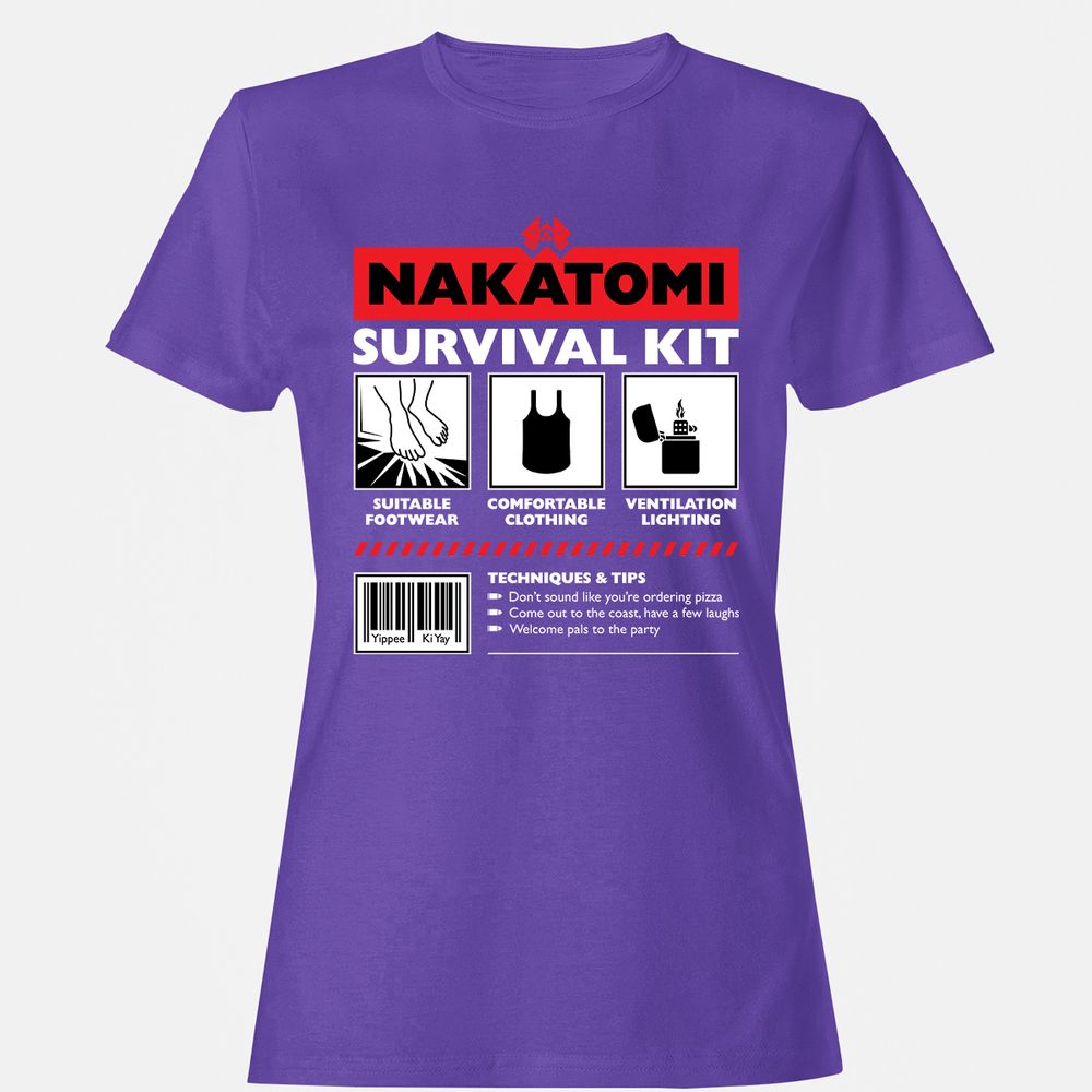 Women's T-Shirt - EXSJF7NN - Purple - 12
