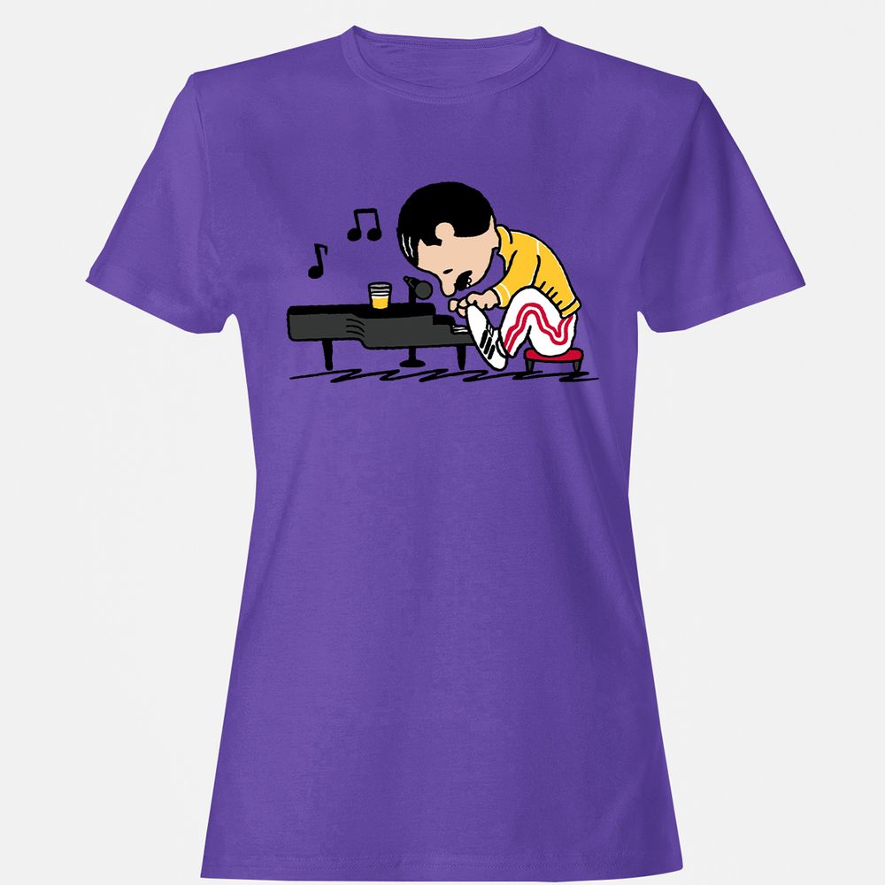 Women's T-Shirt - 47RYUEVM - Purple - 12