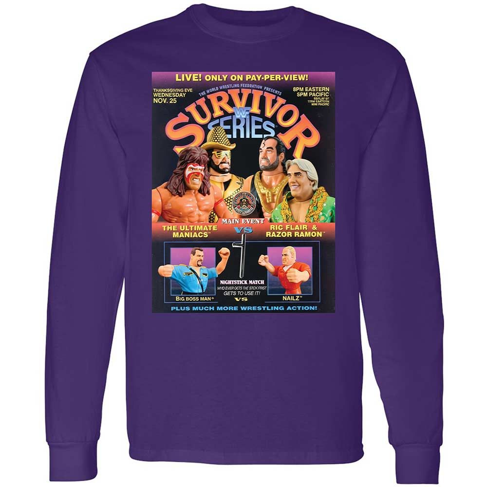 Long Sleeve T-Shirt - 2TGPVHBR - Purple - 12