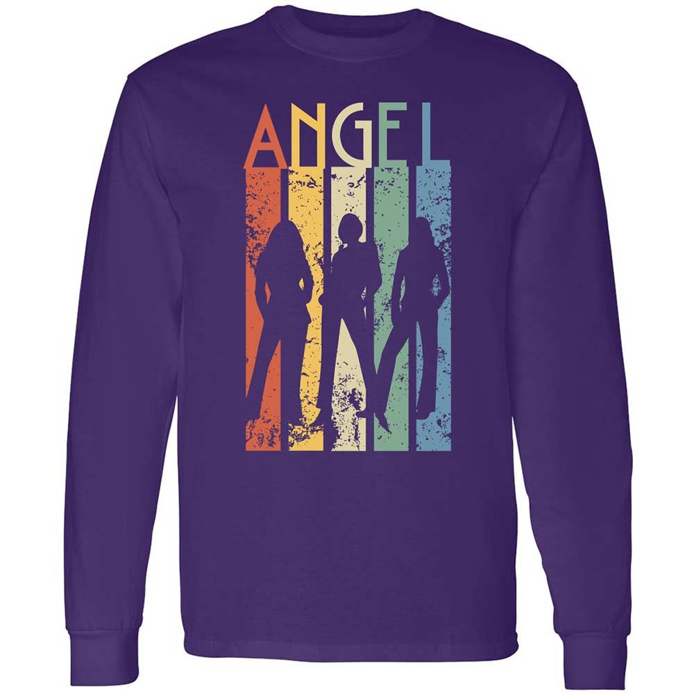 Long Sleeve T-Shirt - WJ6KZSRD - Purple - 12