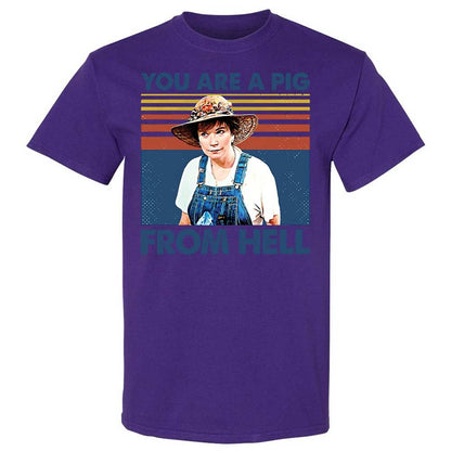 Classic Unisex T-Shirt - X5LUZY5Z - Purple - 12