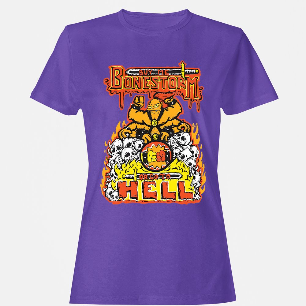 Women's T-Shirt - 4N5JTKQW - Purple - 12