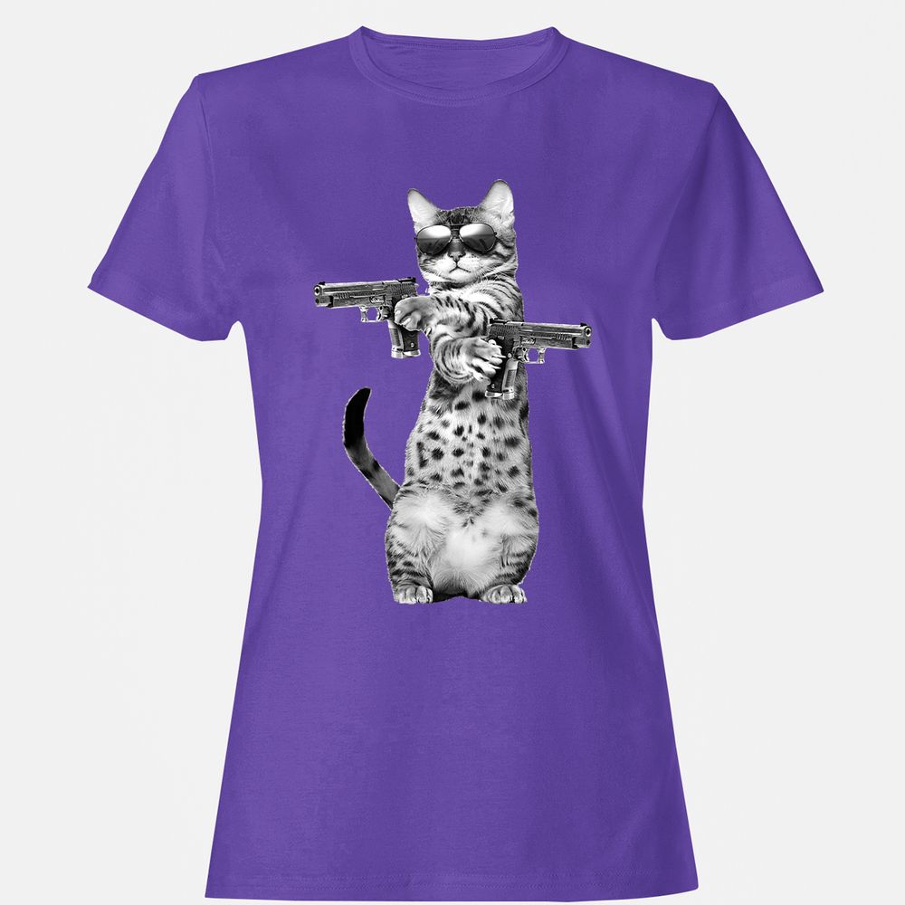 Women's T-Shirt - 62H3HL5J - Purple - 12