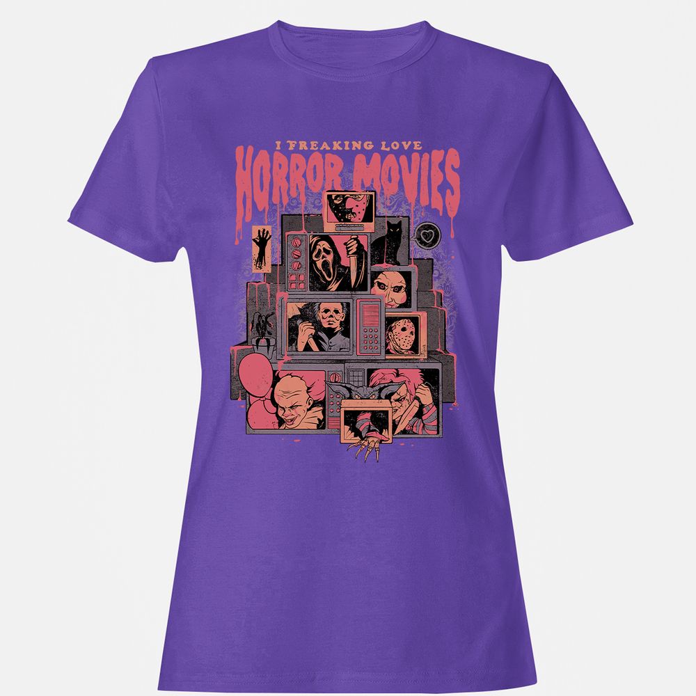 Women's T-Shirt - LBTGEXLF - Purple - 12