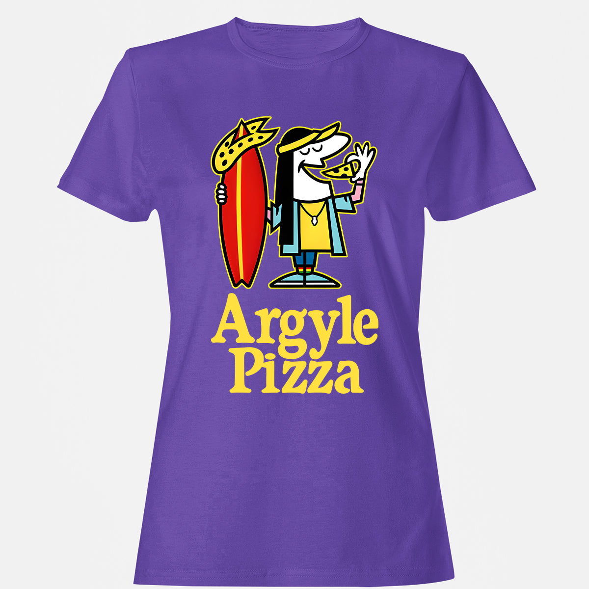 Women's T-Shirt - 6LS1NN9R - Purple - 12