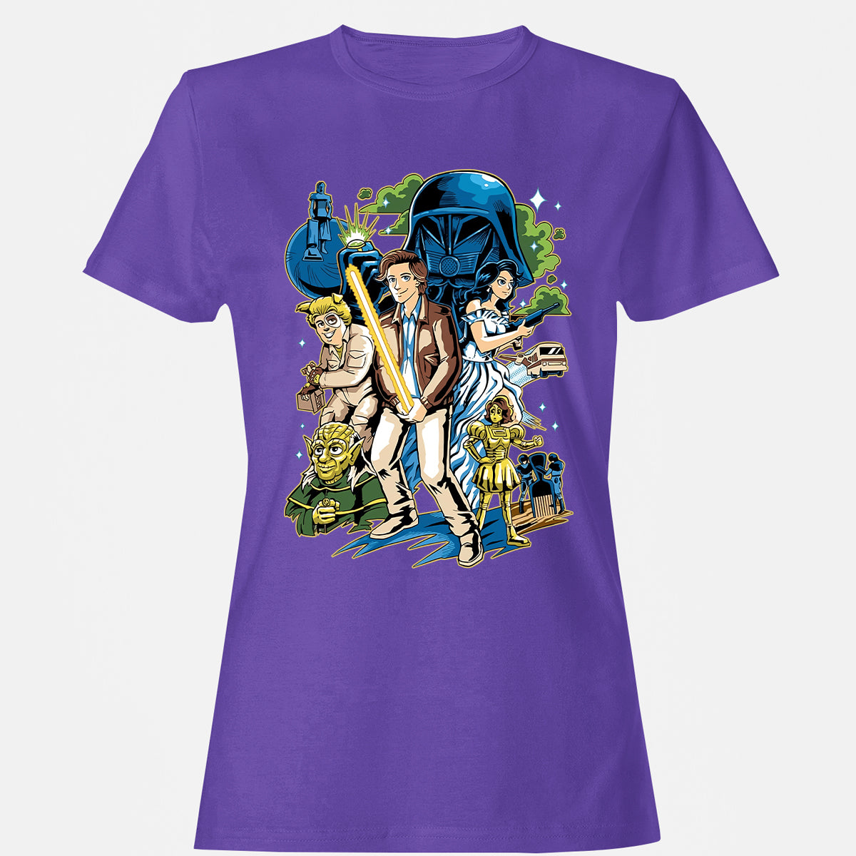 Women's T-Shirt - XL6P5ZGG - Purple - 12