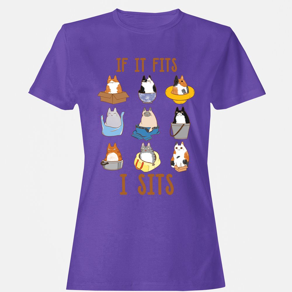 Women's T-Shirt - 2TJBJF65 - Purple - 12