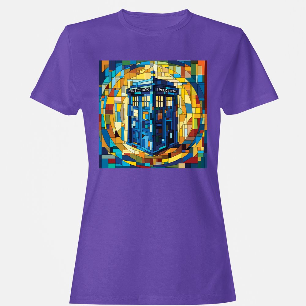 Women's T-Shirt - 98N7R2V2 - Purple - 12