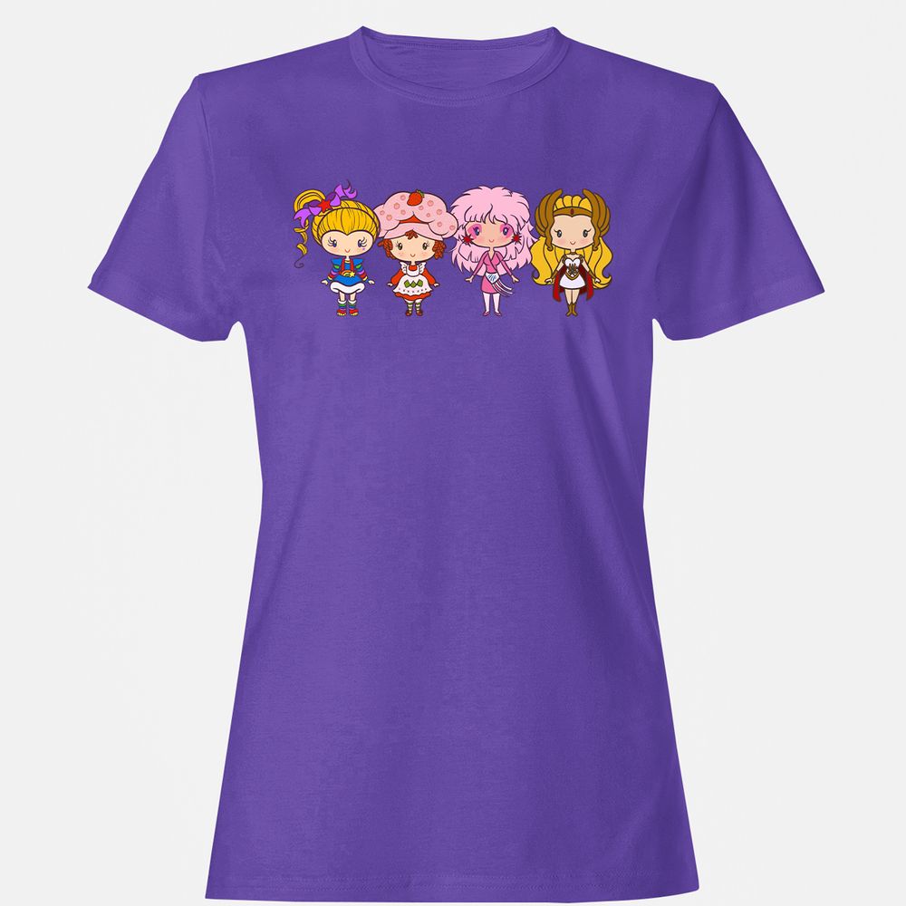 Women's T-Shirt - 5VUMCSZJ - Purple - 12