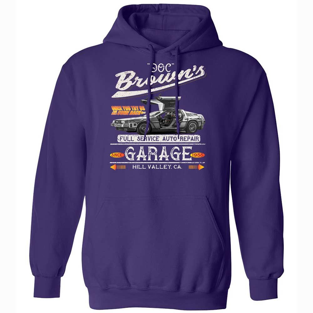 Classic Unisex Hoodie - 4R1Q3J2U - Purple - 12