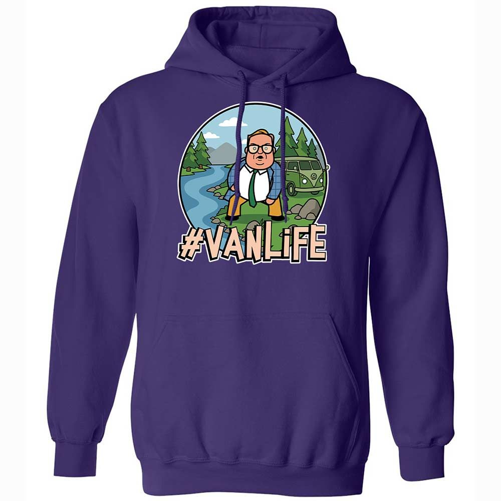 Vanlife living in a van down by the river - Purple - 12