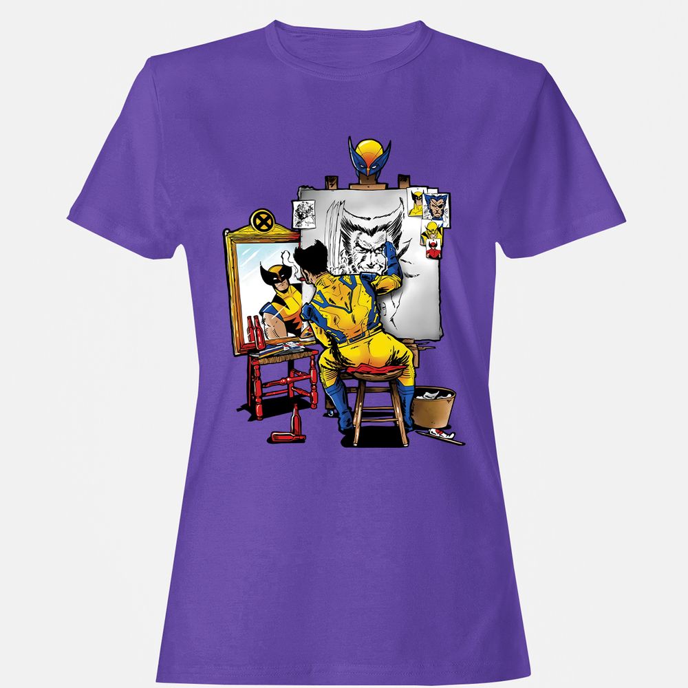 Women's T-Shirt - 33RKT86U - Purple - 12