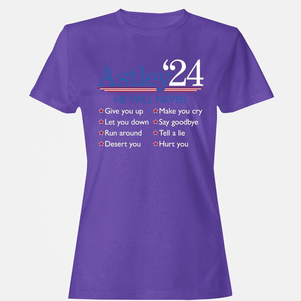 Women's T-Shirt - 6ZD4BKN4 - Purple - 12
