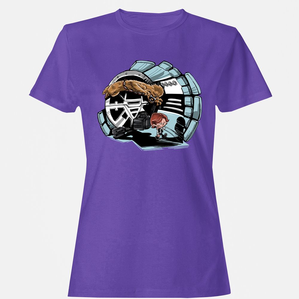 Women's T-Shirt - V8NS1S6L - Purple - 12