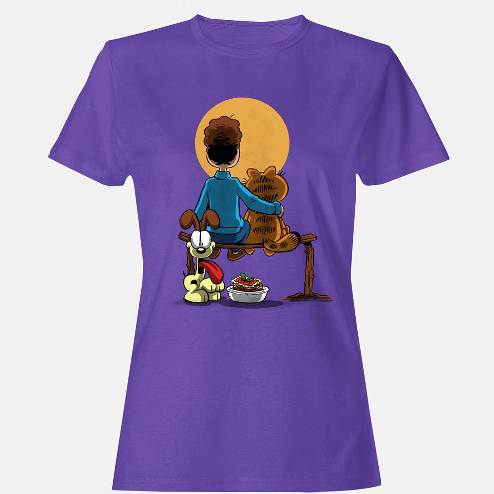 Women's T-Shirt - E71ZGHQ3 - Purple - 12